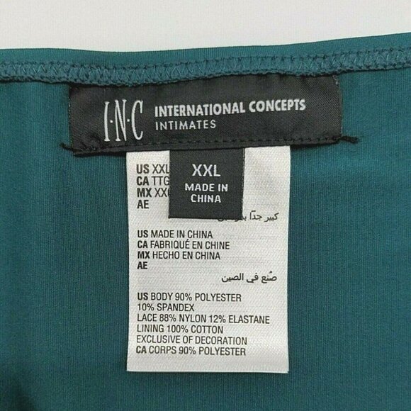 INC International Concepts Women Hipster Panty Spruce Green Size XXL NEW - Picture 7 of 7